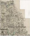 Jegerkorps nr 4-1: Situationskart over en Deel af Berg, Scheberg og Borge Sogner med tilhørende  Annexer