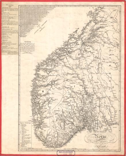 Norge 152: Veikart over Norge