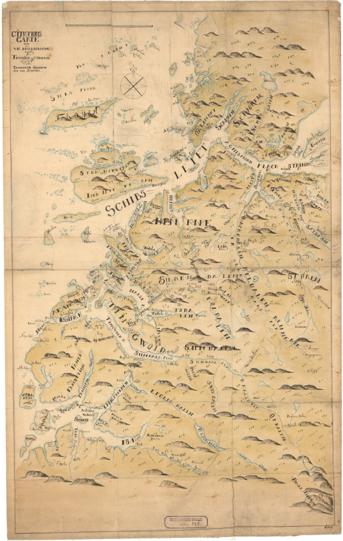 Norge 32b: Cituations Carte over en vis Bestreckning nemblig fra Trundhiem og til Opdalen