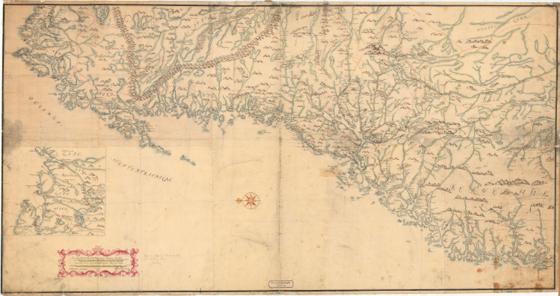 Norge 37: Carte over Bergens; Trundhiems og Nordlands Districter