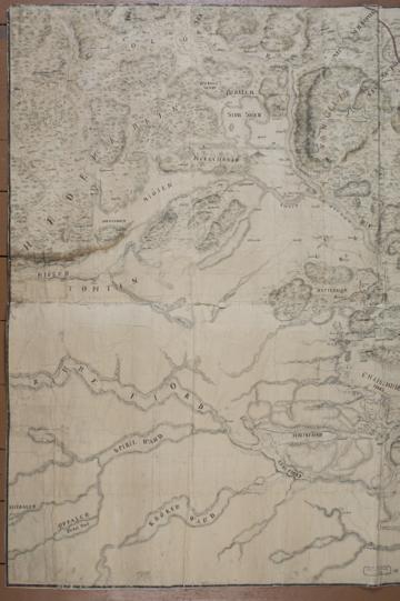 Norge 41: Kart over en Del af Kristiania og Hamar Stifter, nordlig del