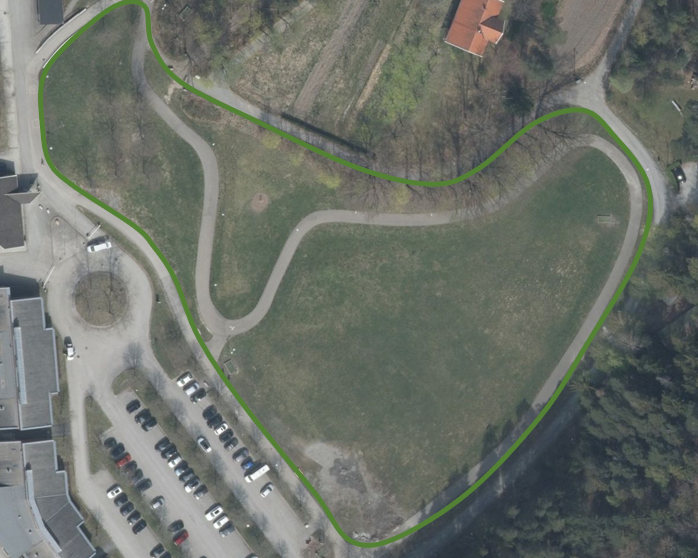 Bilde av frisbeegolfbane