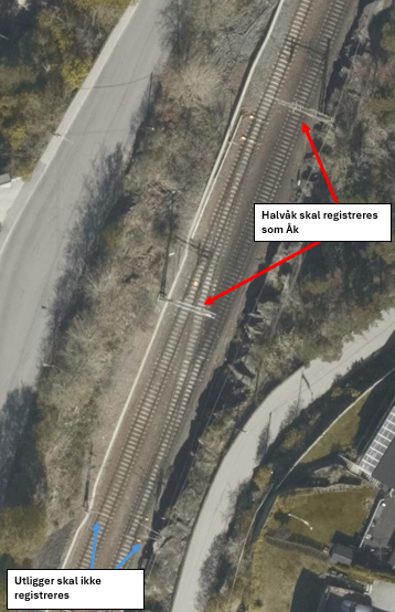 Bilde av halvåk sett fra luften
